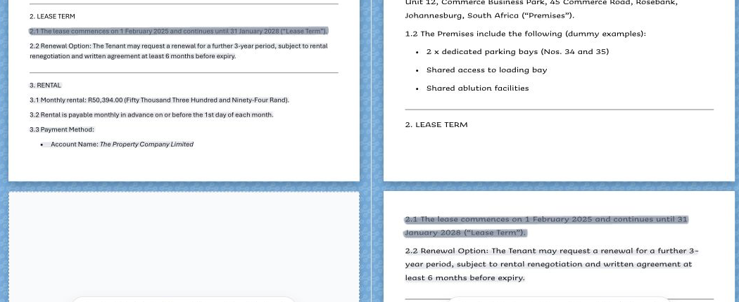 Comparison PDF highlight crop from Chrome